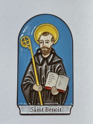 Plaque céramique Saint Benoit