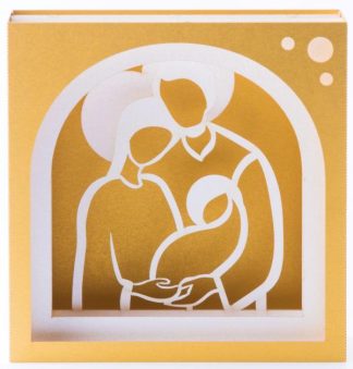 Carte double " Sainte famille"
