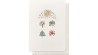 Carte double 3D "4 saisons"