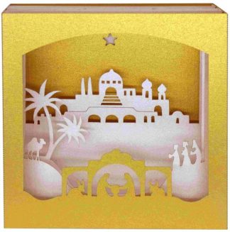 Carte 3D "Crèche"